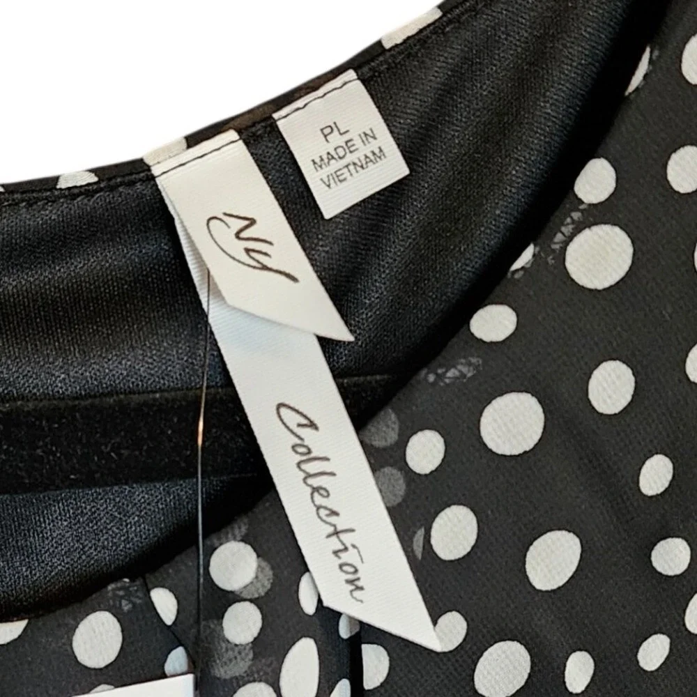 NY Collection polka dot