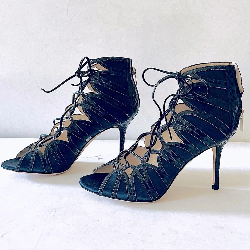 Jimmy Choo excellent gold