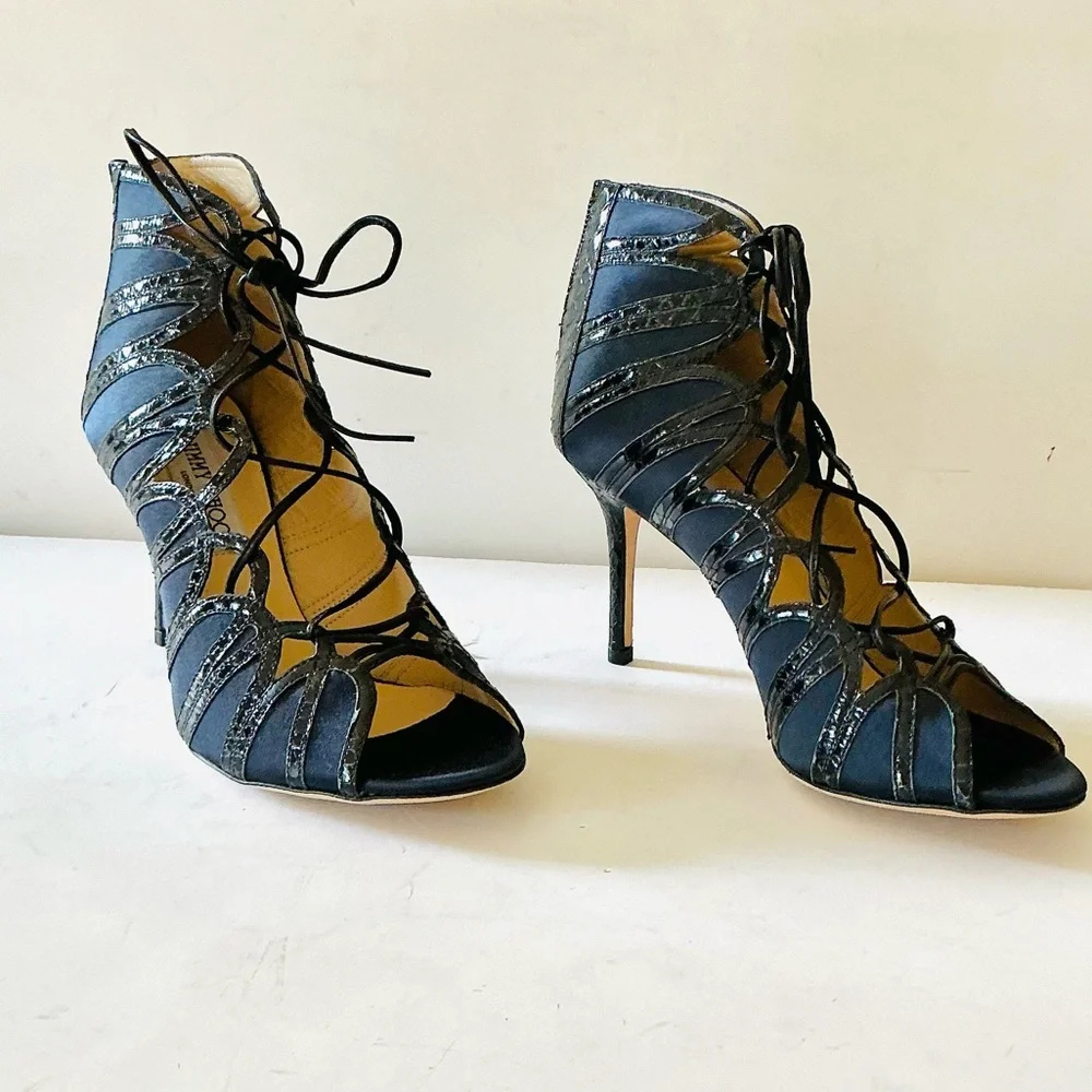 Jimmy Choo excellent gold