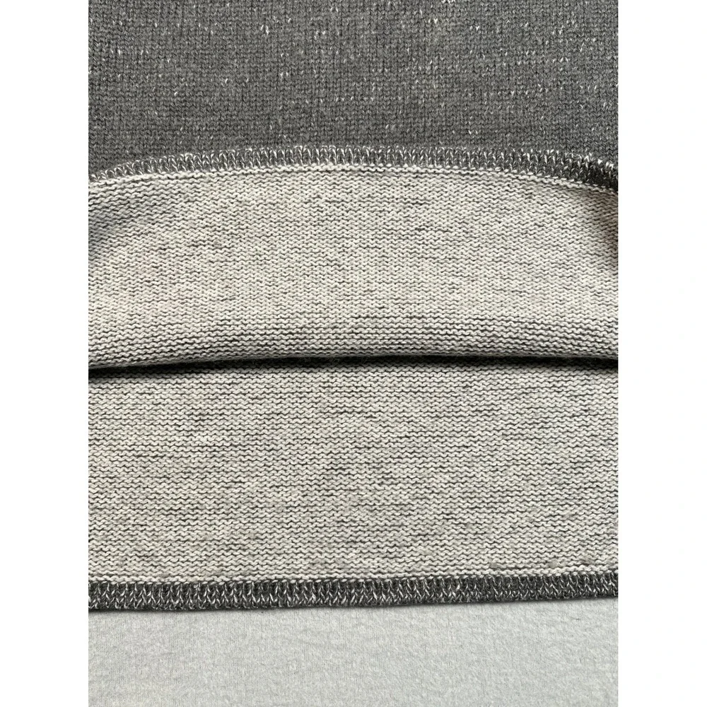 AXS Performance Mock Neck Snap Pullover Sweater Sparkle‎ Heather Gray Women's M