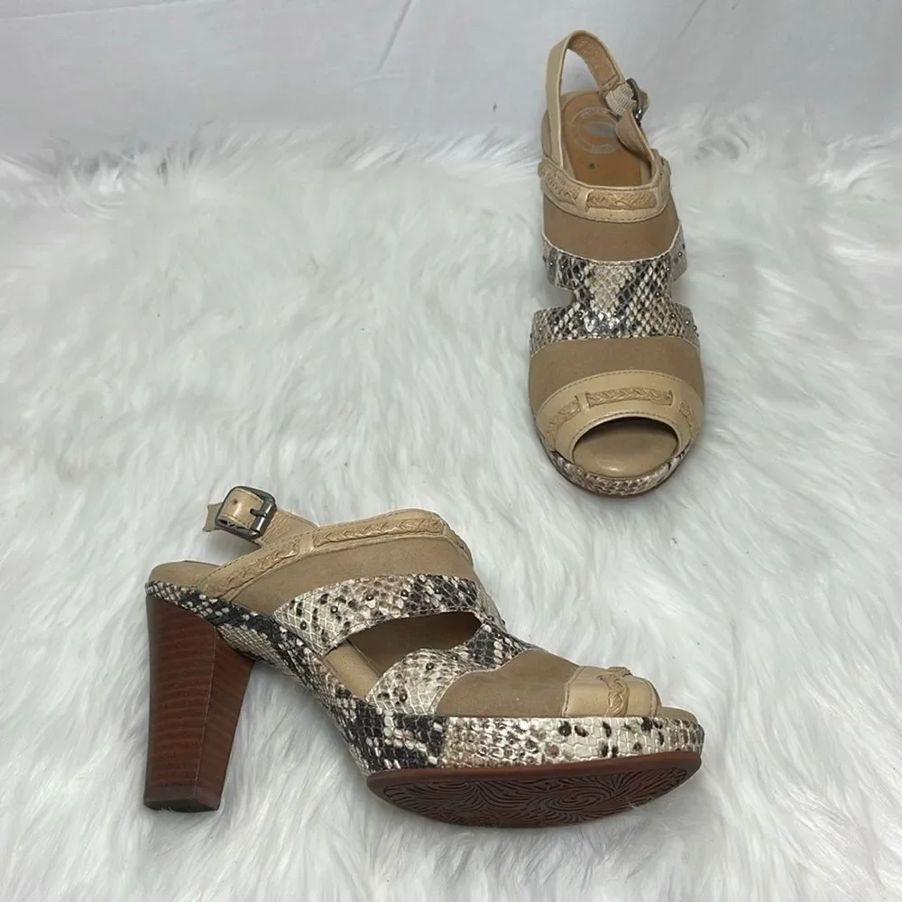 Nurture By Lamaze Hope Snake Platform Sandals Sz 8‎