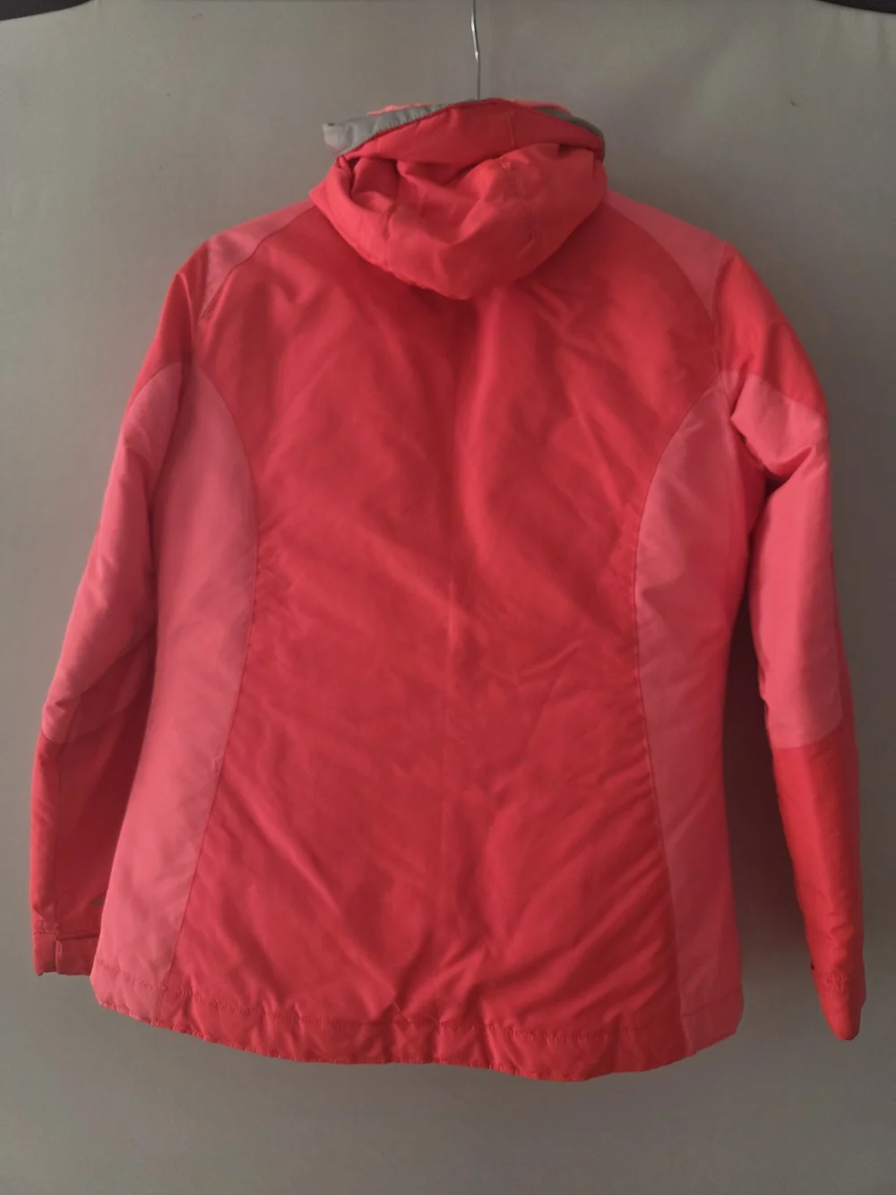 Champion Women's Coral-Red Hooded Ski Jacket