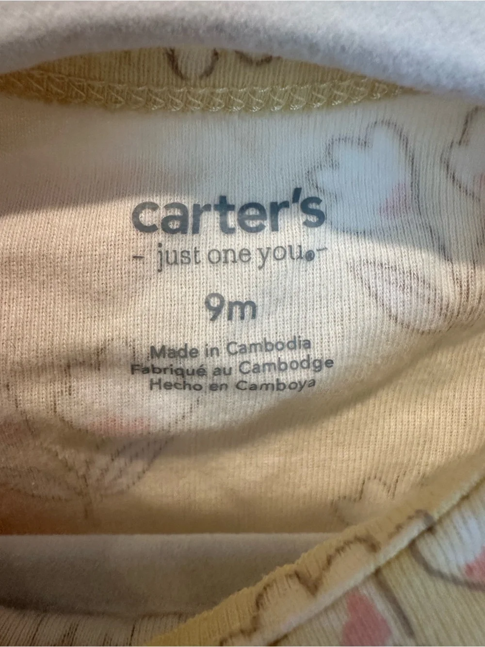 Carters lightweight gingham