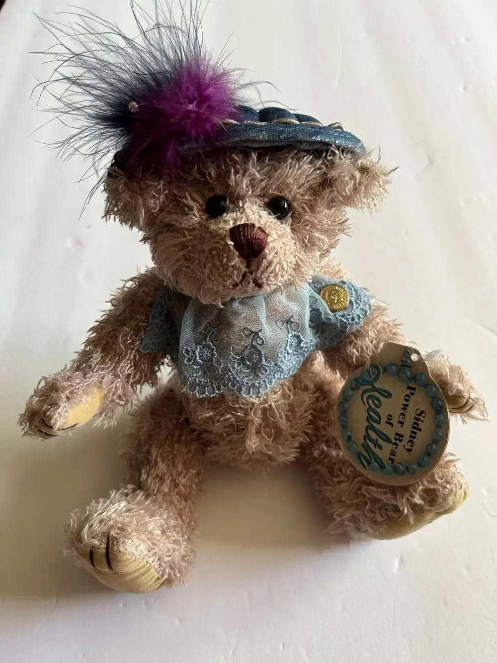Pickford Bears Brass Button Sidney Power Bear of Health Teddy Plush 9” Tag