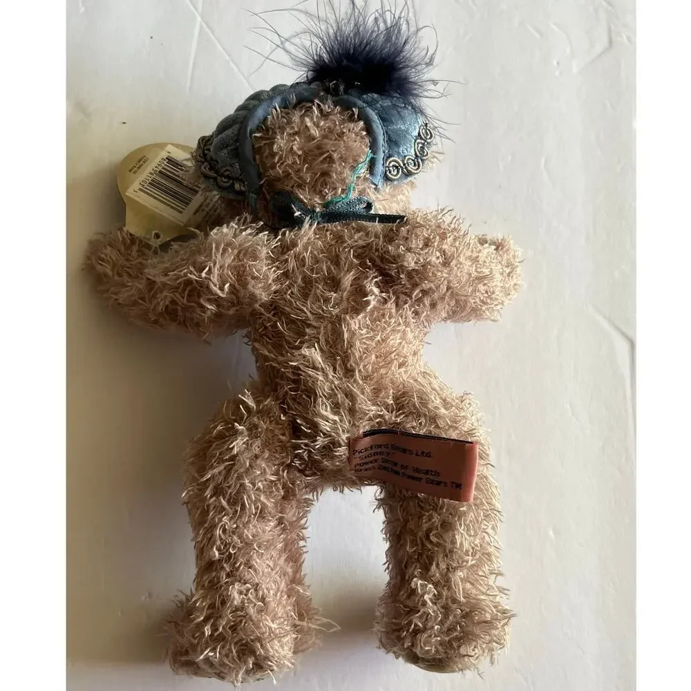Pickford Bears Brass Button Sidney Power Bear of Health Teddy Plush 9” Tag