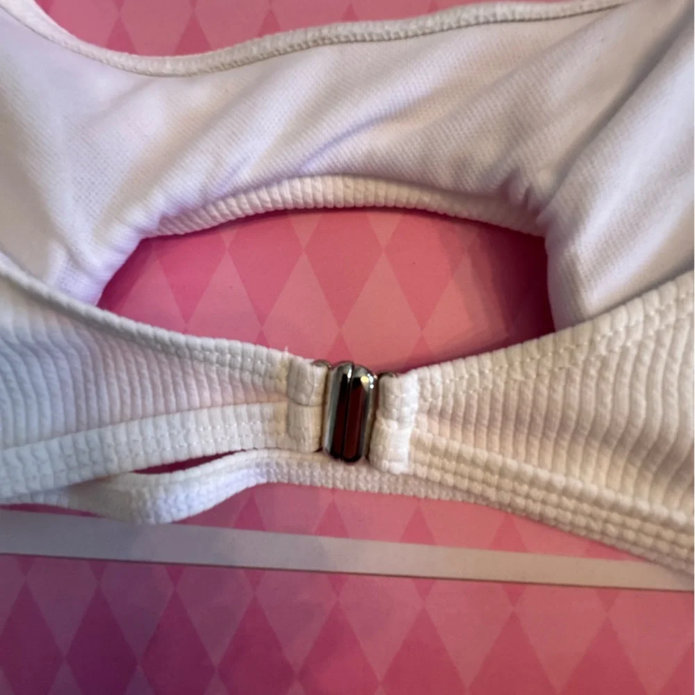 Sherry DC White Ribbed Bikini Set NWT