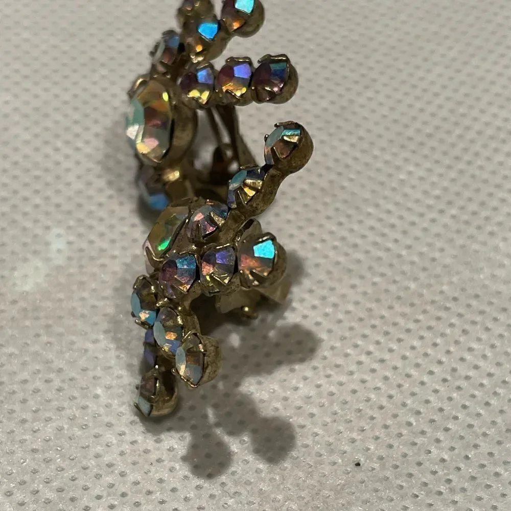 Vintage clip on earrings