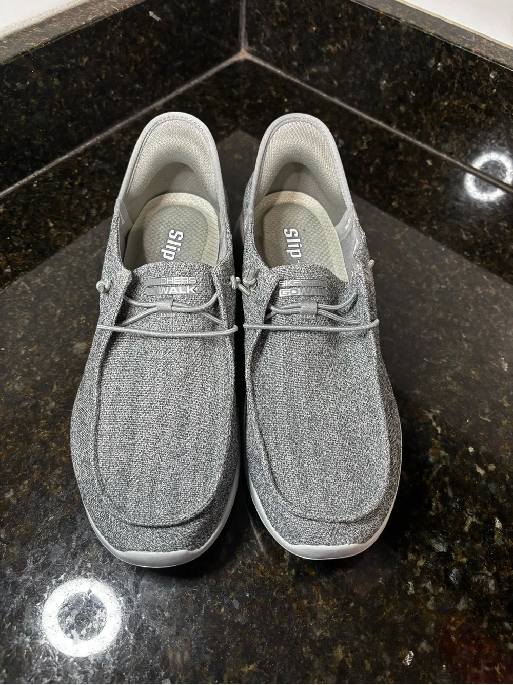 Skechers lightweight silver