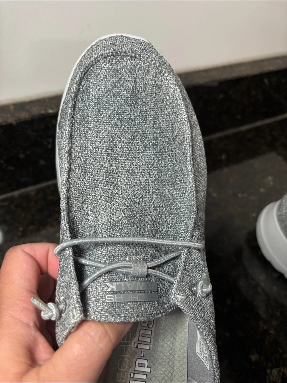 Skechers lightweight silver