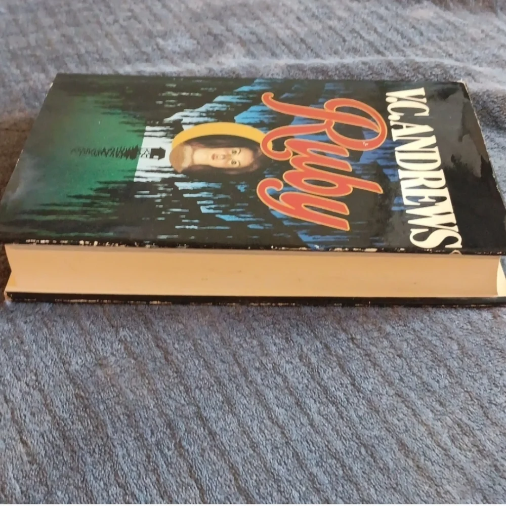 90s Horror V.C. Andrews Vintage Ruby Novel Hardcover 1994 Suspense Mystery
