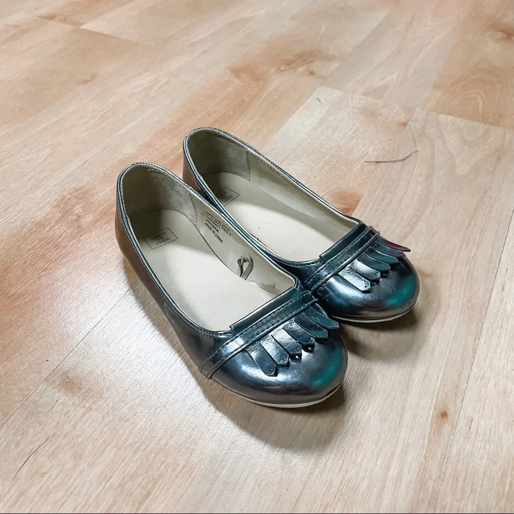 Janie and Jack girls metallic
