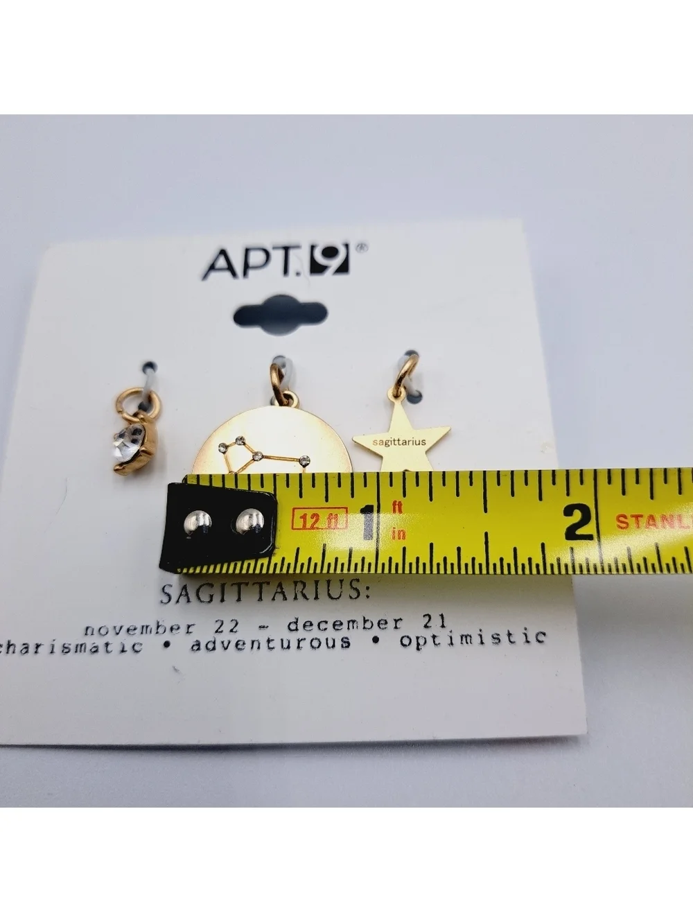 Sagittarius Zodiac Pendant Charm Set
