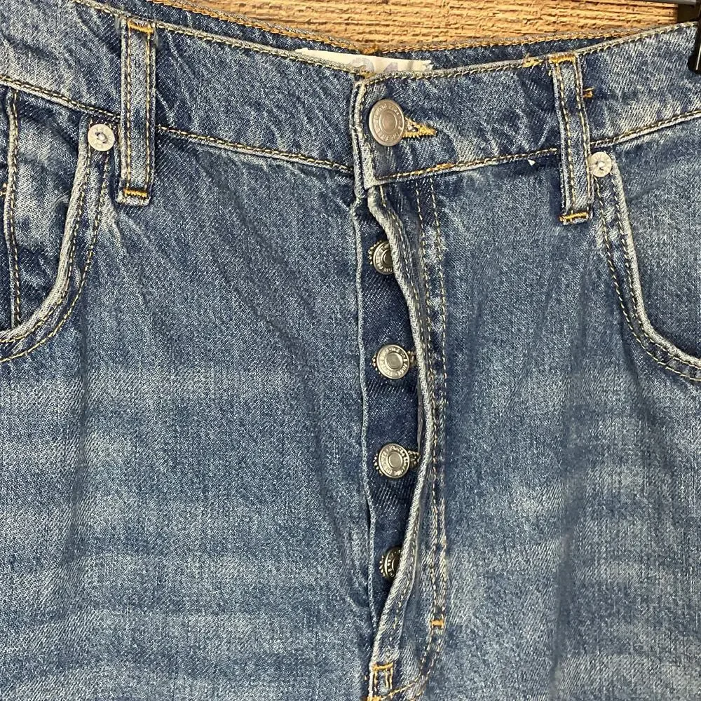 We The Free People New Dawn Flare Jeans High Waist Belgrade Blue SZ 31 NWT