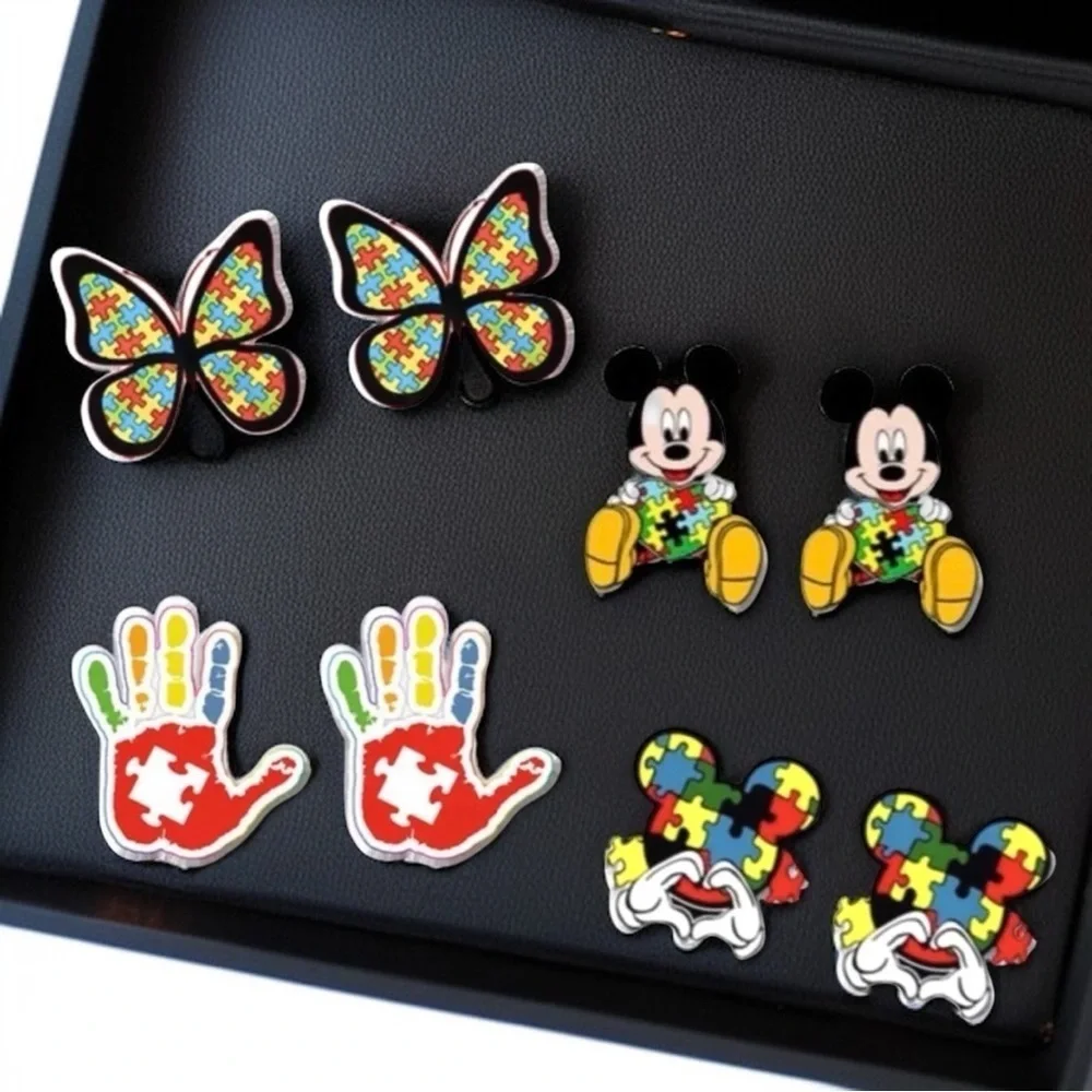 Stand Out for a Cause: Charming Autism Awareness Studs! 🧩✨NWT Stud Earrings