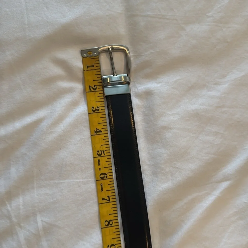 Italian Classic Black Leather Belt