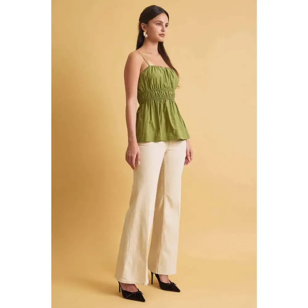 RUCHED CAMI TOP