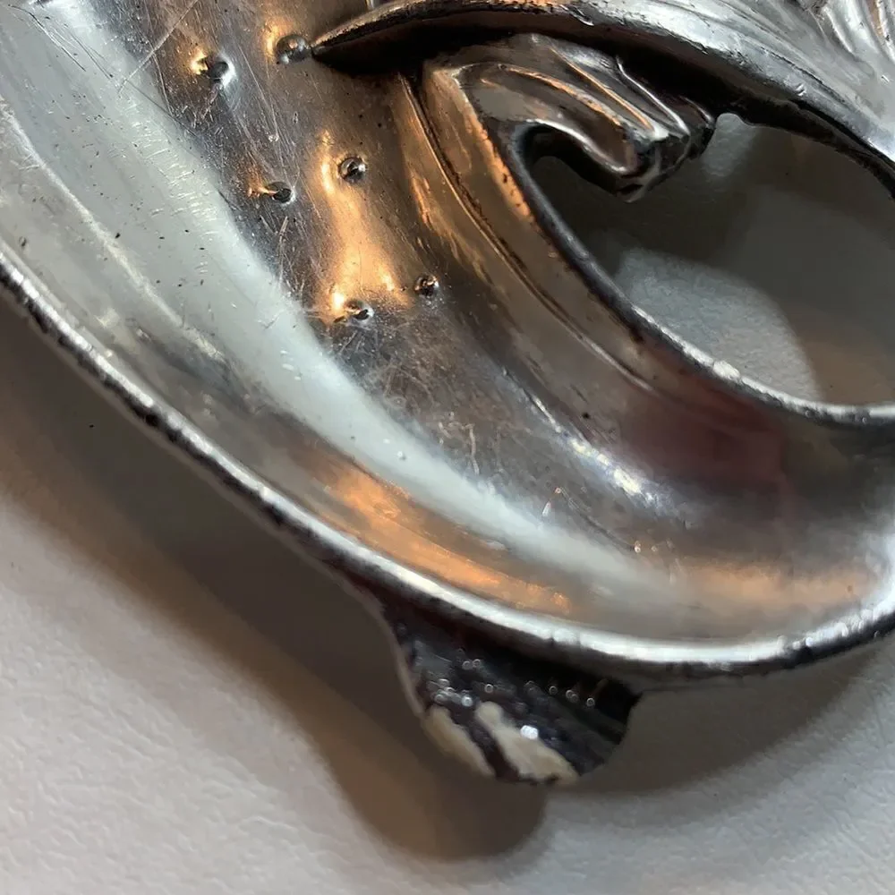 W B Mfg Co vintage silver