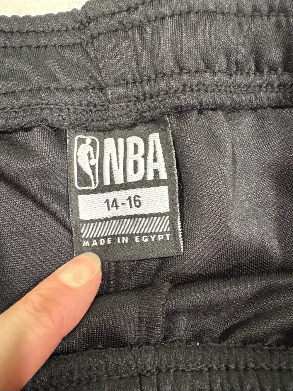NBA Black Athletic Basketball Shorts with Logo