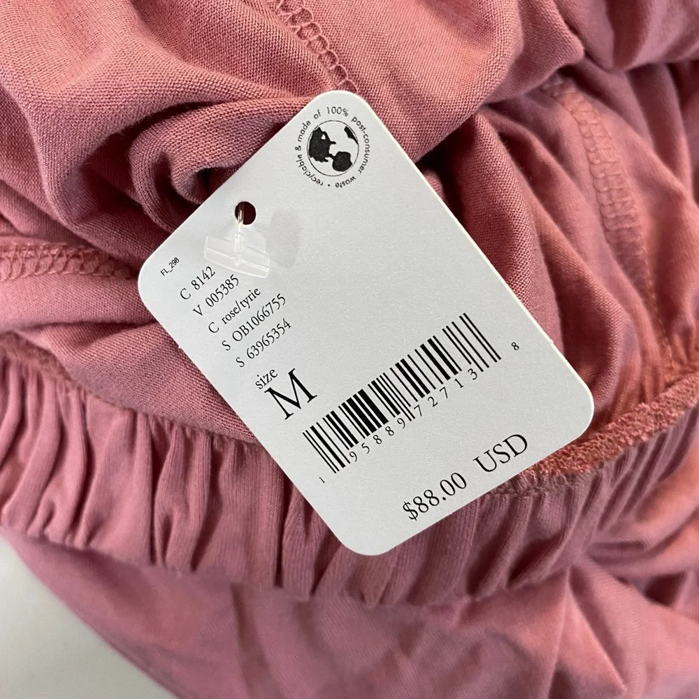Free People Dusty Rose One-Shoulder Jumpsuit