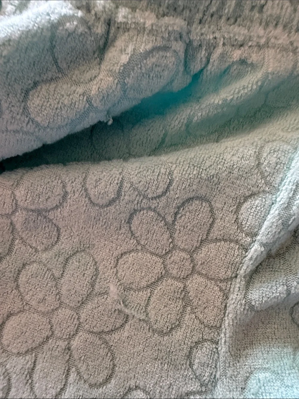 Reflex Mint Blue Floral Terry Short Pajama Set