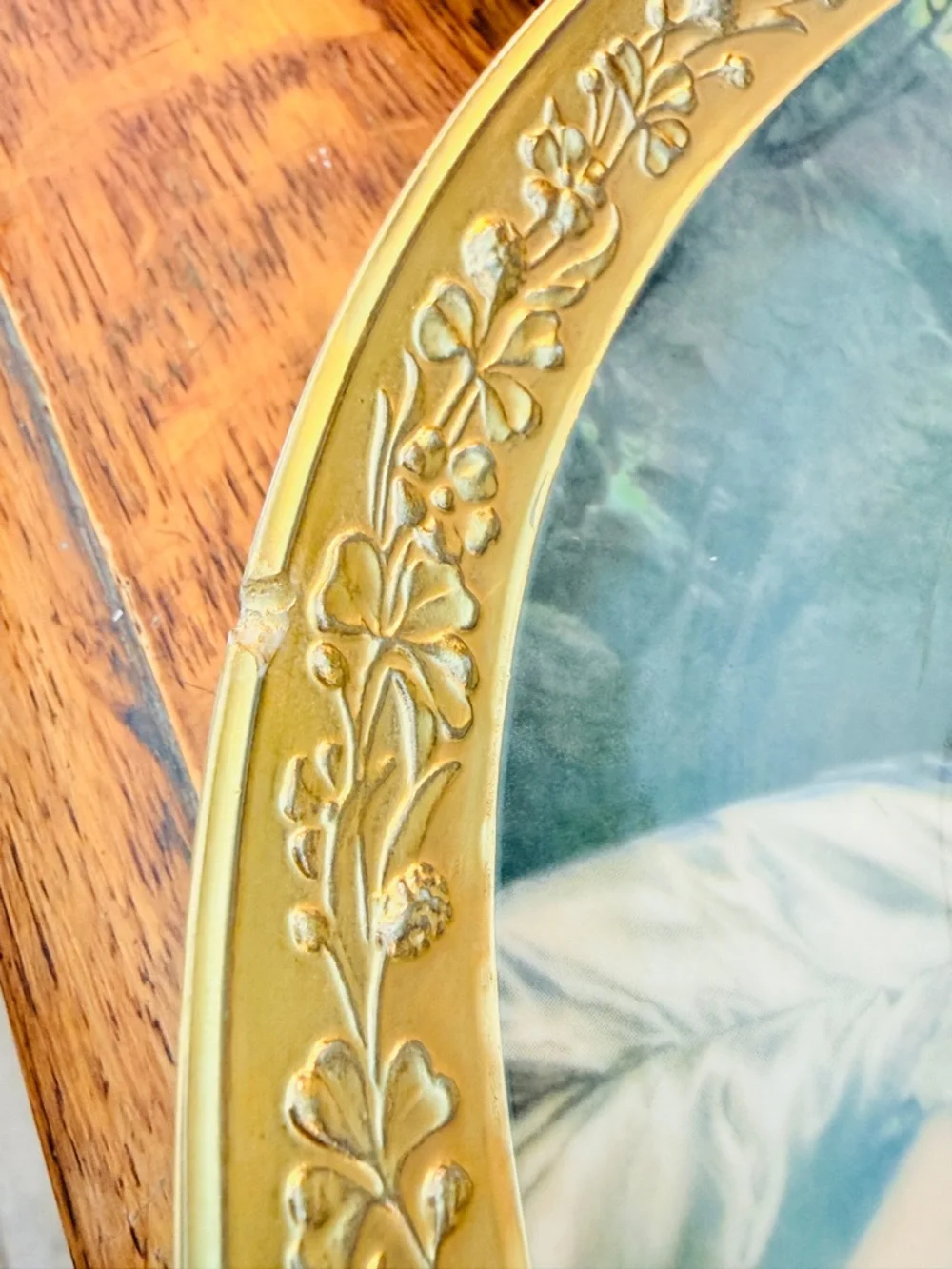 Gorham Gold Framed Portrait Plate with “Honorable Mrs. Graham”1777
