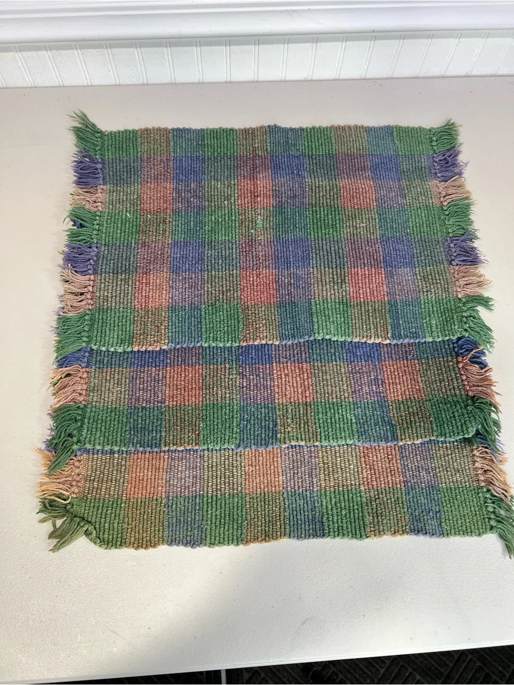 N/A handwoven checkered