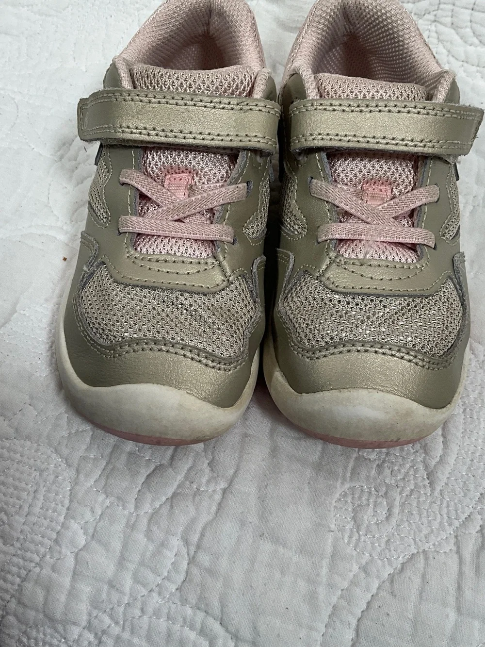 Stride Rite rhinestone mesh