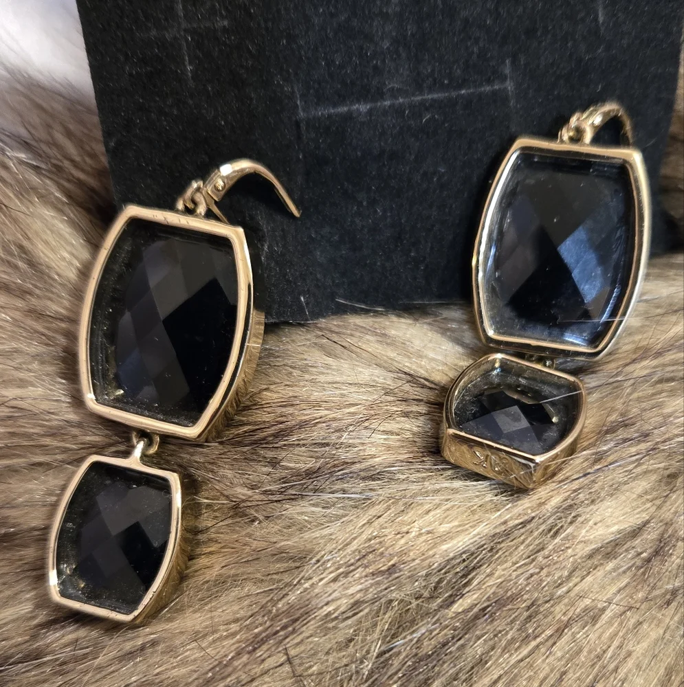 Anne Klein geometric gold