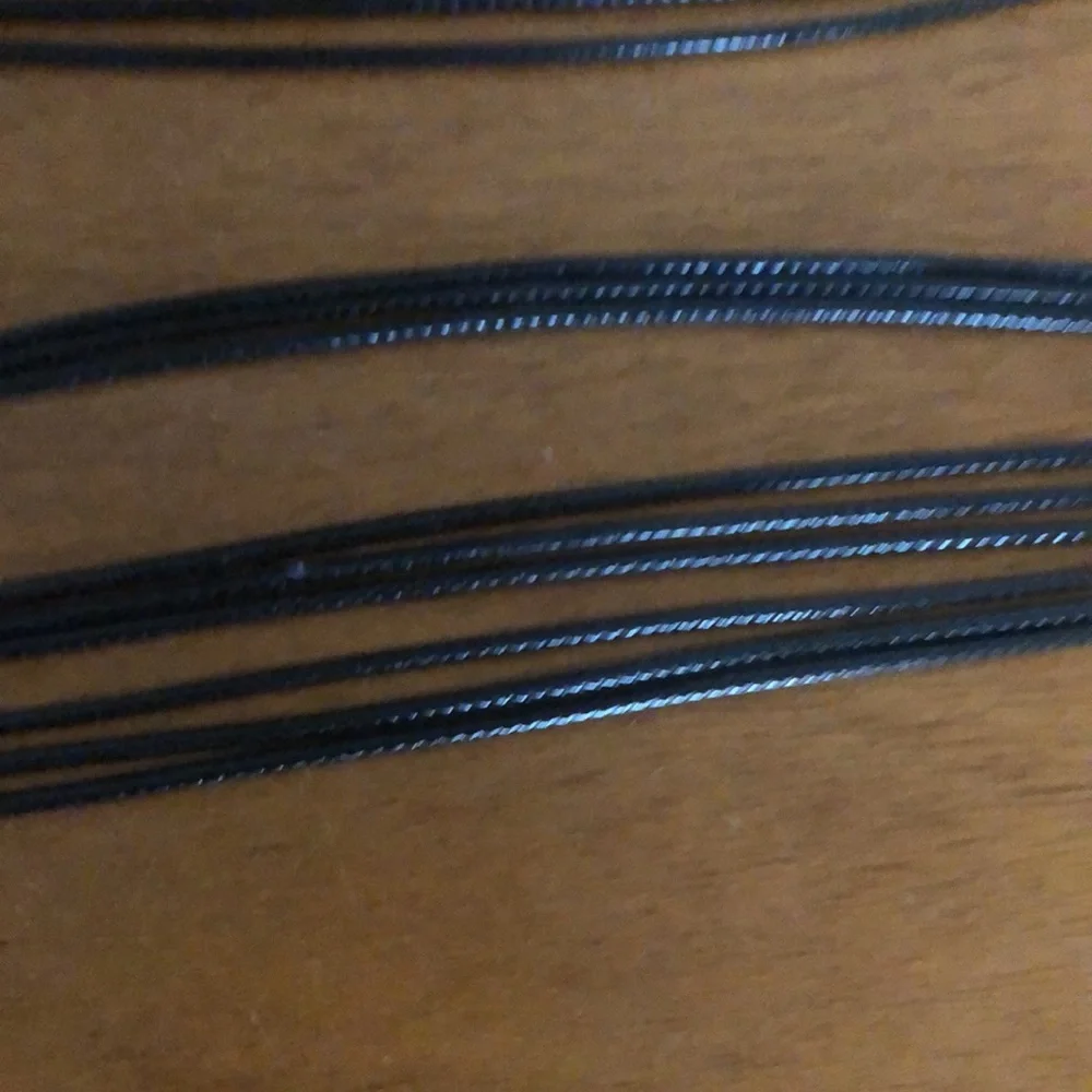Black and White Zebra Resin Pendant Multi-Strand Necklace