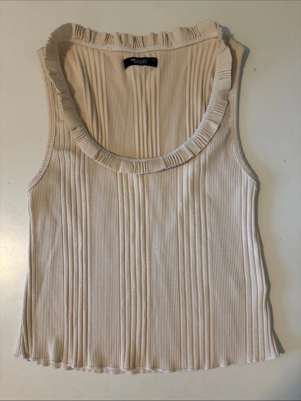 Michael Lauren sleeveless ribbed