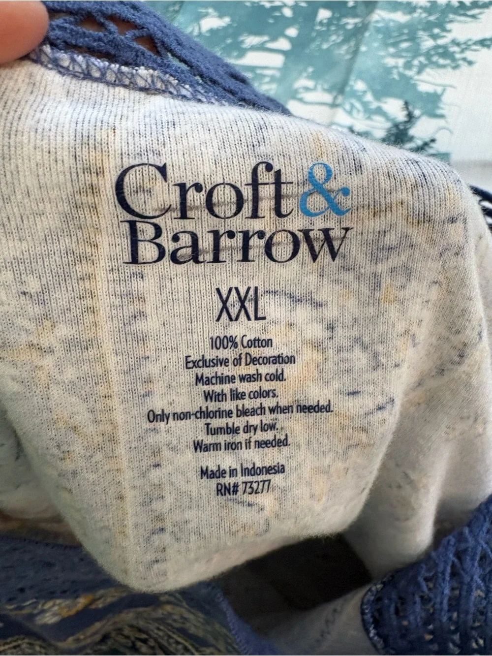 Croft & Barrel crochet trim