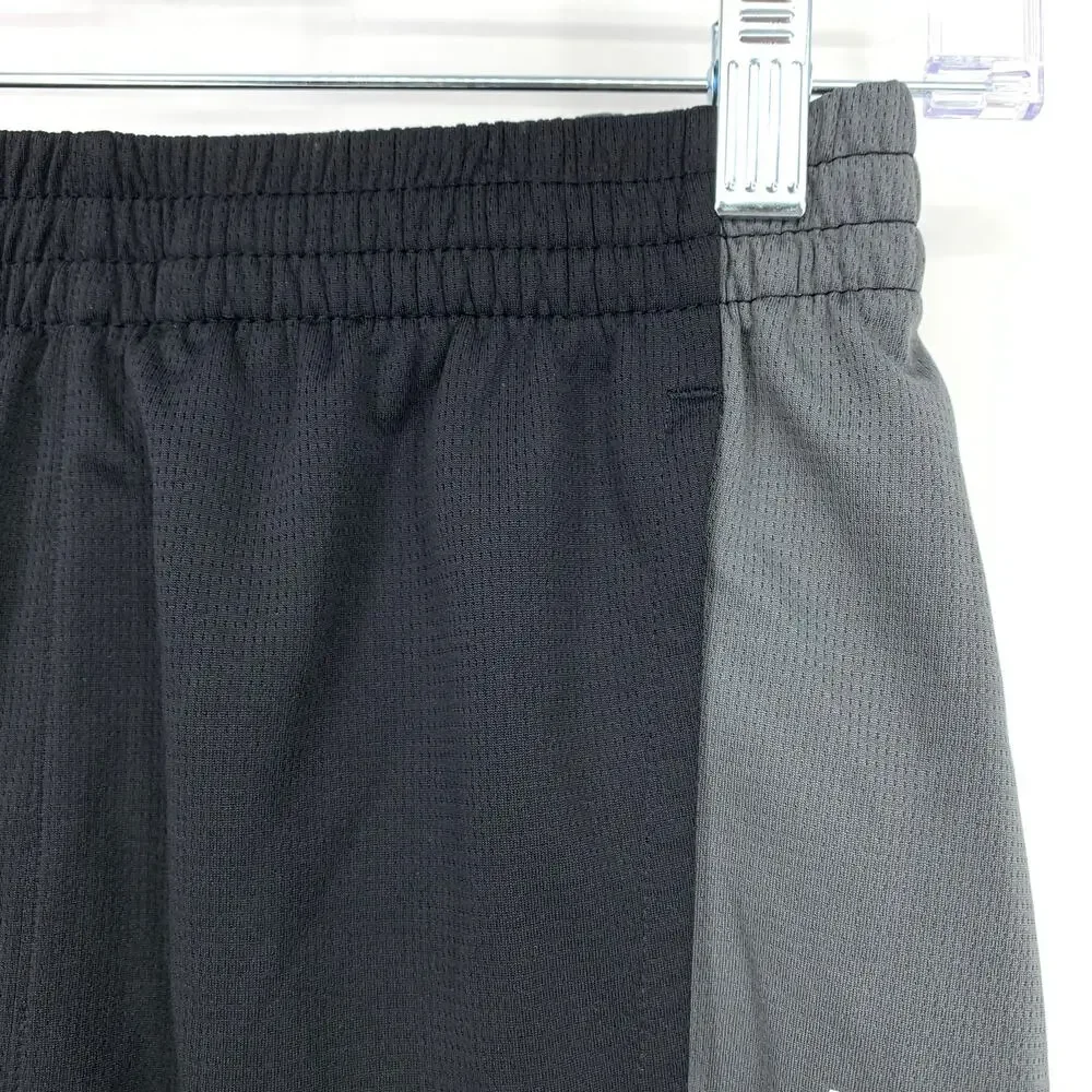 Adidas Basketball Shorts Boys Size Medium Black Gray Logo