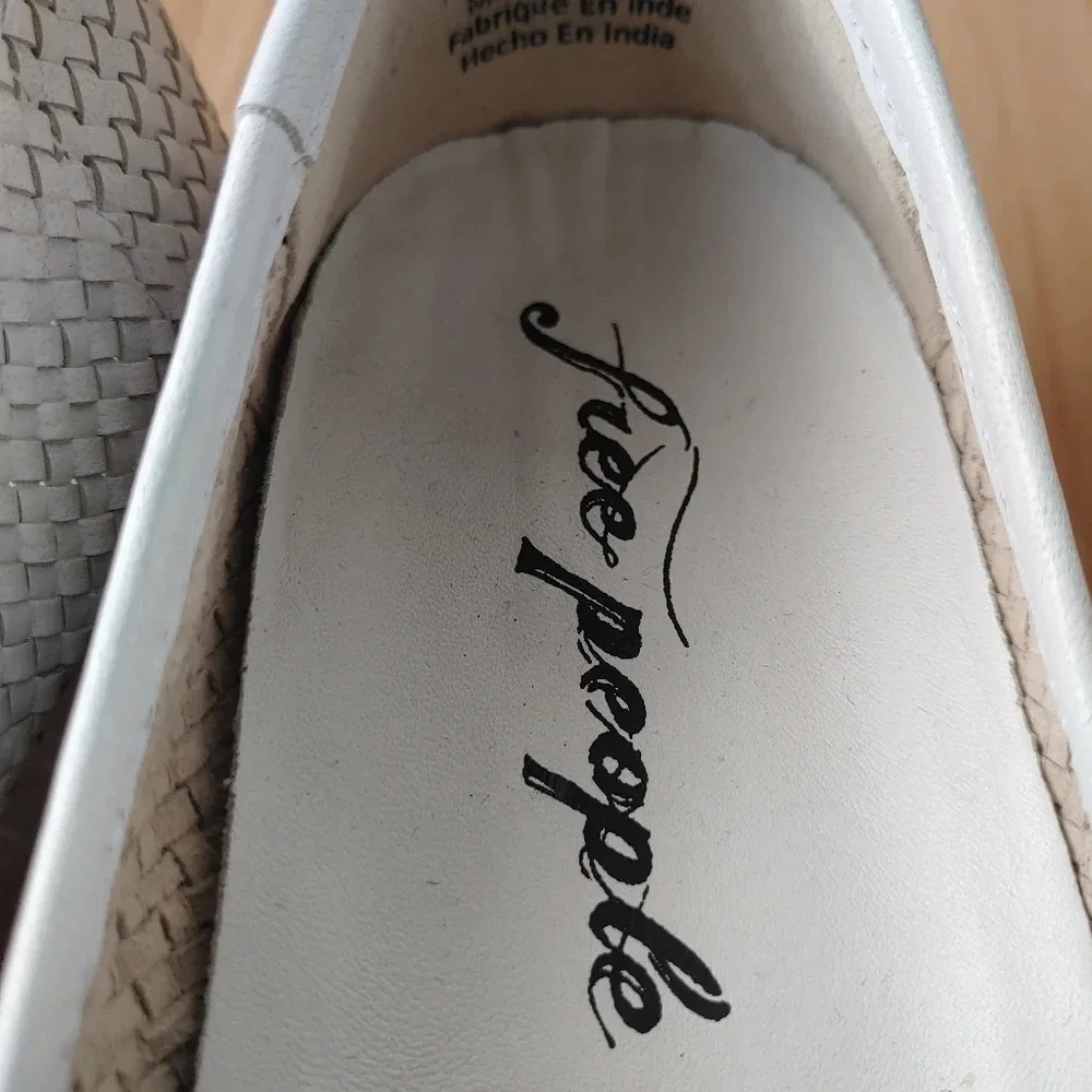 Free People ivory shoes us