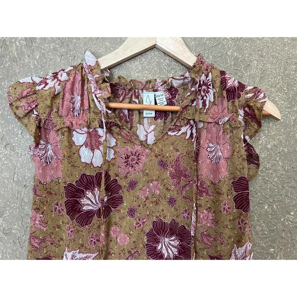 Joie floral ruffle
