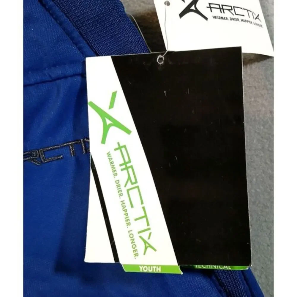 Arctix Insulated Bib Overalls Youth Medium Royal Blue New‎ Snow Pants 1550-83-M