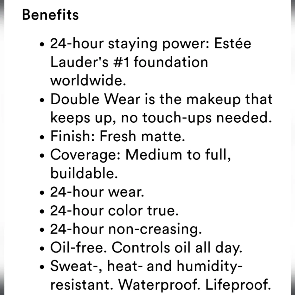 Estee Lauder price firm