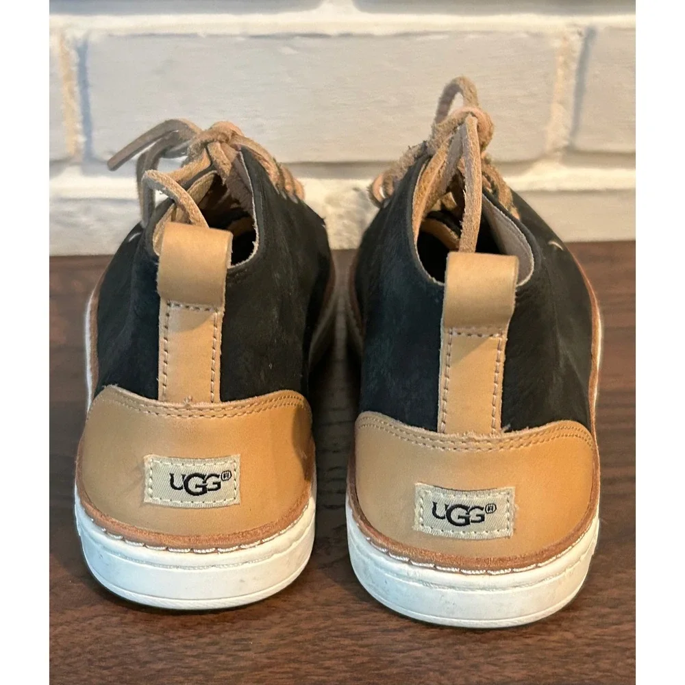 UGG Kallisto Black Leather Nubuck High Top Sneaker Shoes Size 5‎ Casual Walking