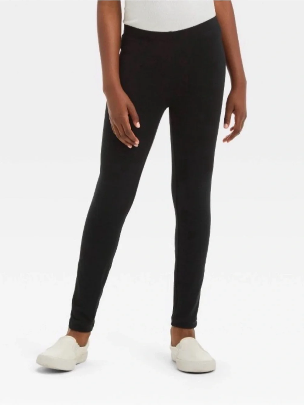 art class leggings red long