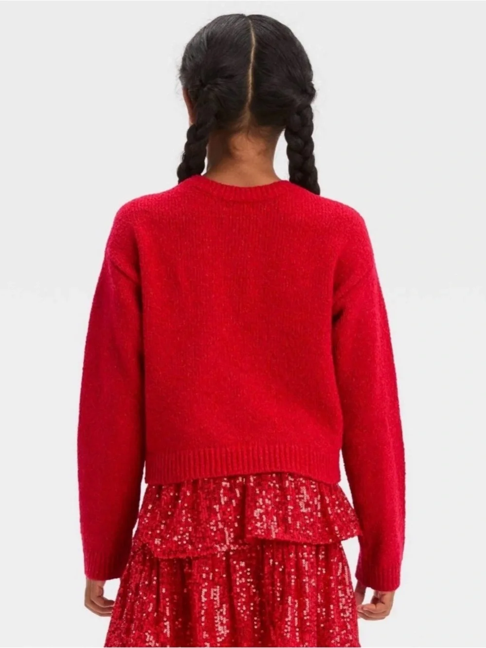 art class red turtleneck