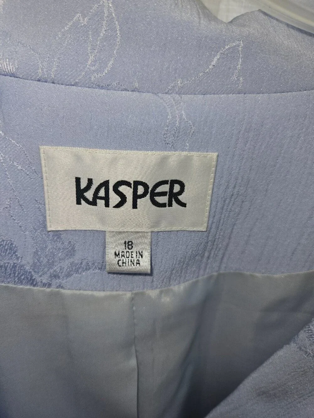 Kasper Women's Floral Blazer and Skirt Set Size 18