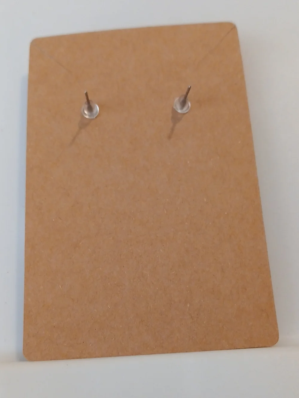 Fashion Jewelry White Drop Earrings with Blue Leaf Design