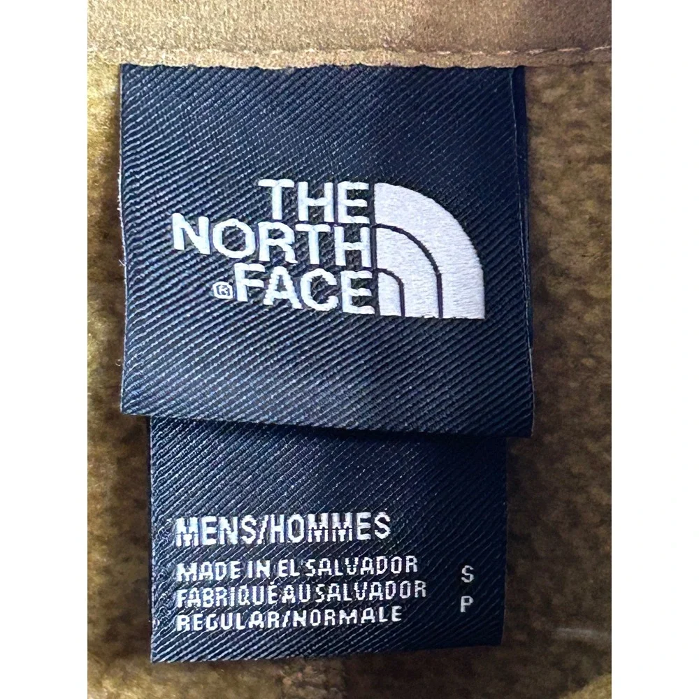 The North Face Mens Echo Rock Quarter Zip Pullover Mustard Yellow Small NF0A3Y6Y