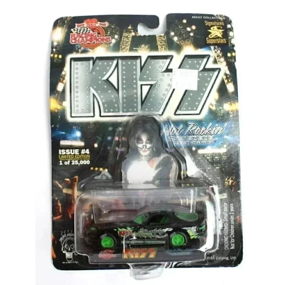 Vtg 1999 Kiss Racing Champions 1:64 Scale Die Cast Car Peter Criss Issue #4