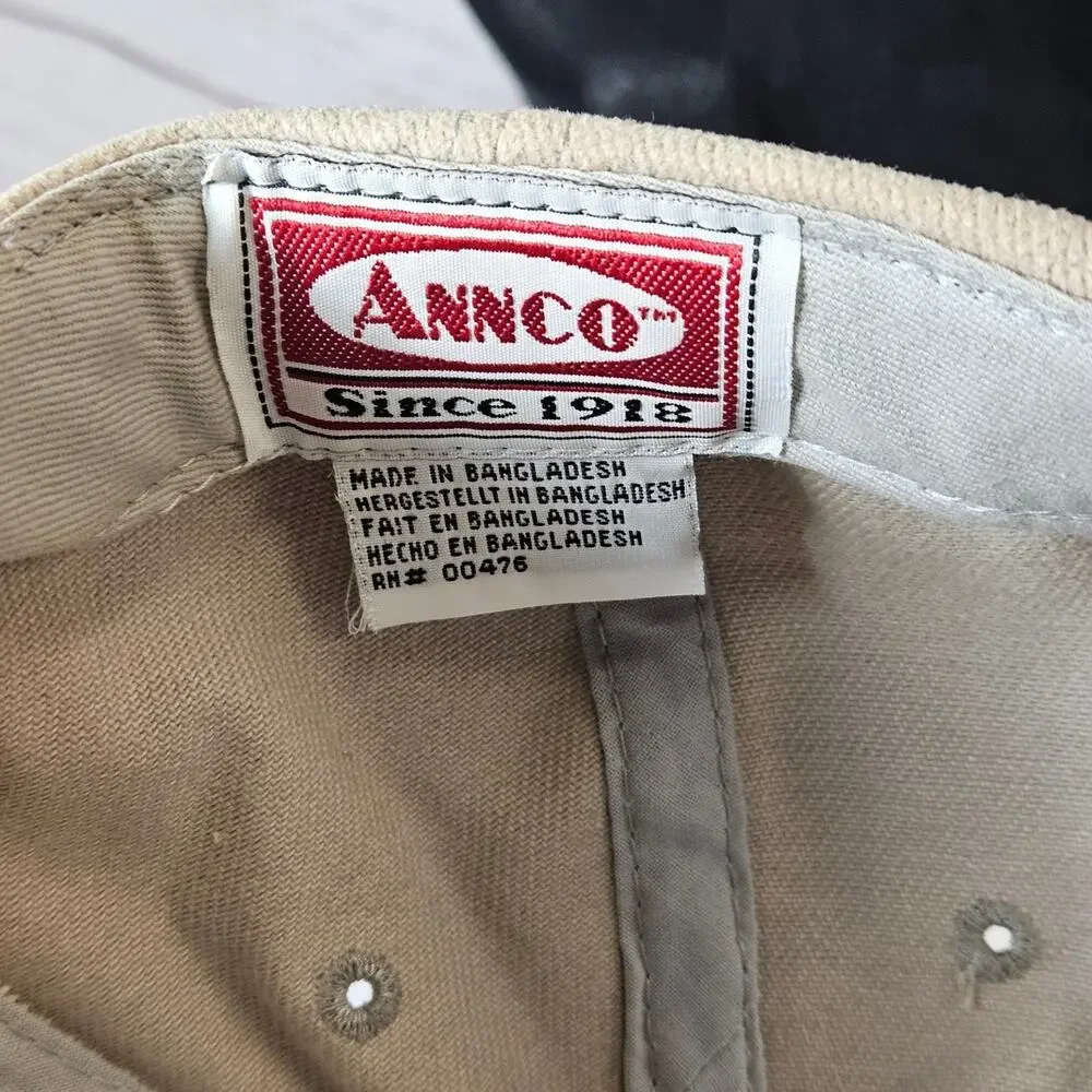 Tampa Bay Buccaneers Hat ANNCO Baseball Cap Men's Adjustable Beige Tan NFL