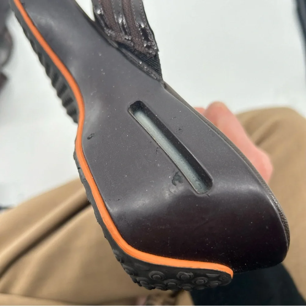 Brown Cole Haan Air Maddy Thong Wedge Sandal‎ Size 8.5AA Narrow