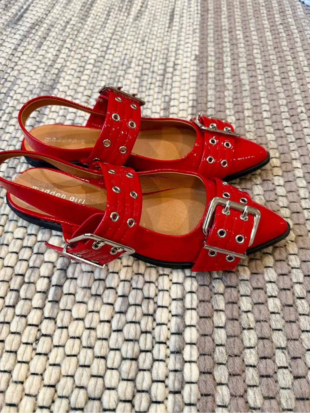 Madden Girl flats wear wide