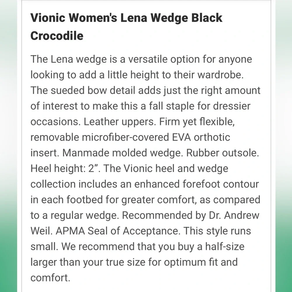 Vionic new without
