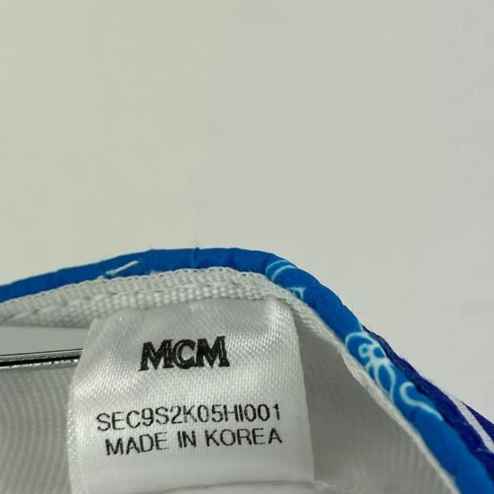 MCM blue monogram