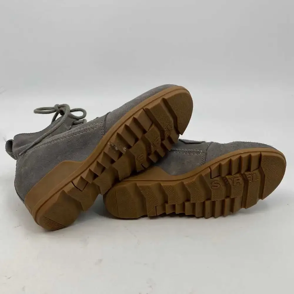 Sorel Gray Suede Classic Bootie | Women's Size 8