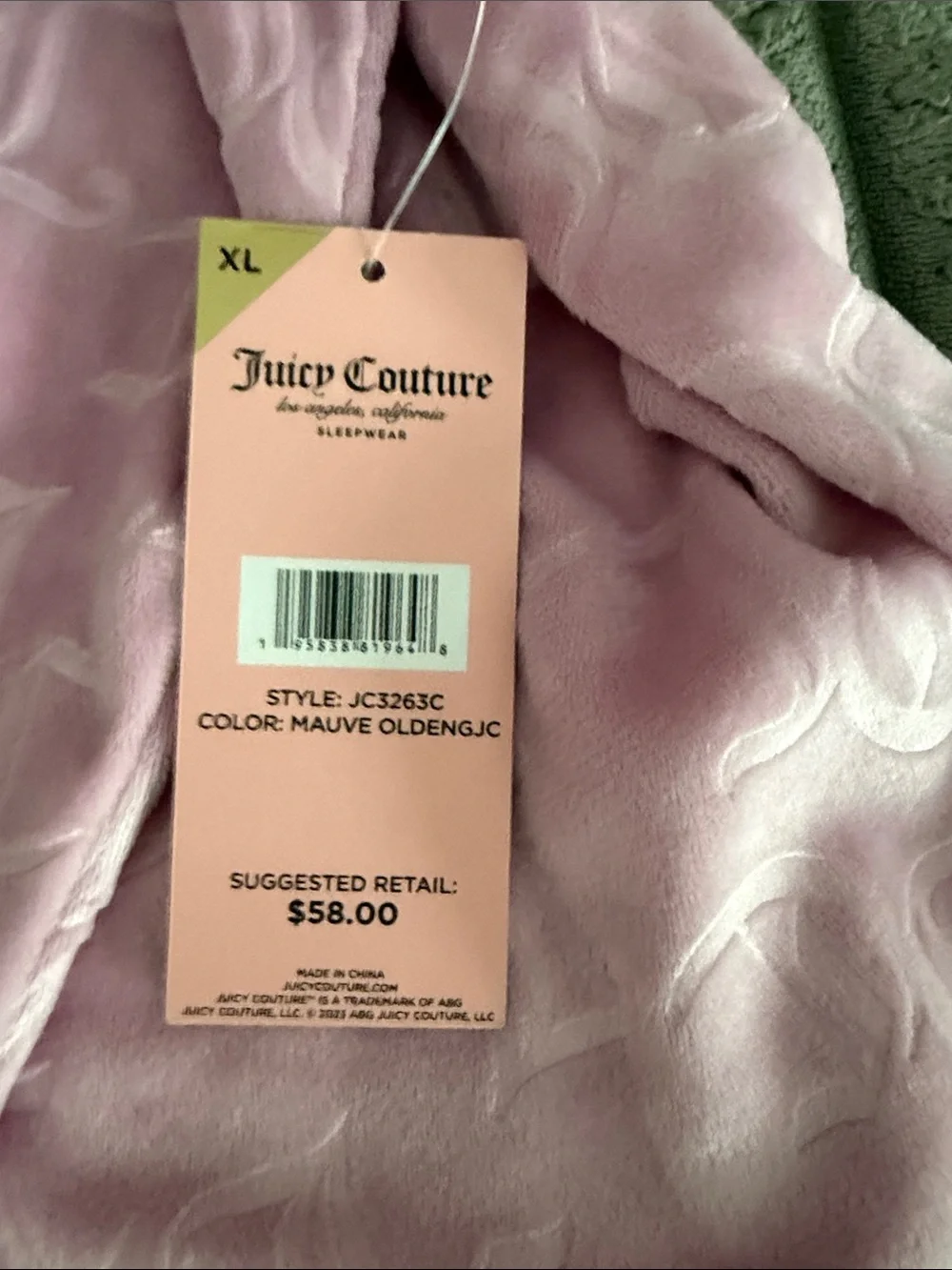 Juicy Couture matching set rhinestone